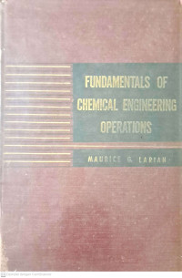 Fundamentals of Chemical Engineering Operations